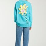 FLOWER APPLIQUÉ CARDIGAN