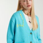 FLOWER APPLIQUÉ CARDIGAN