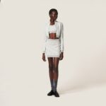 COTTON LOGO KNIT TOP