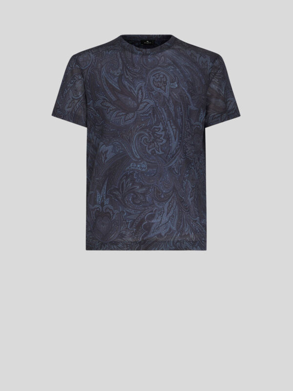 PAISLEY-PRINT T-SHIRT