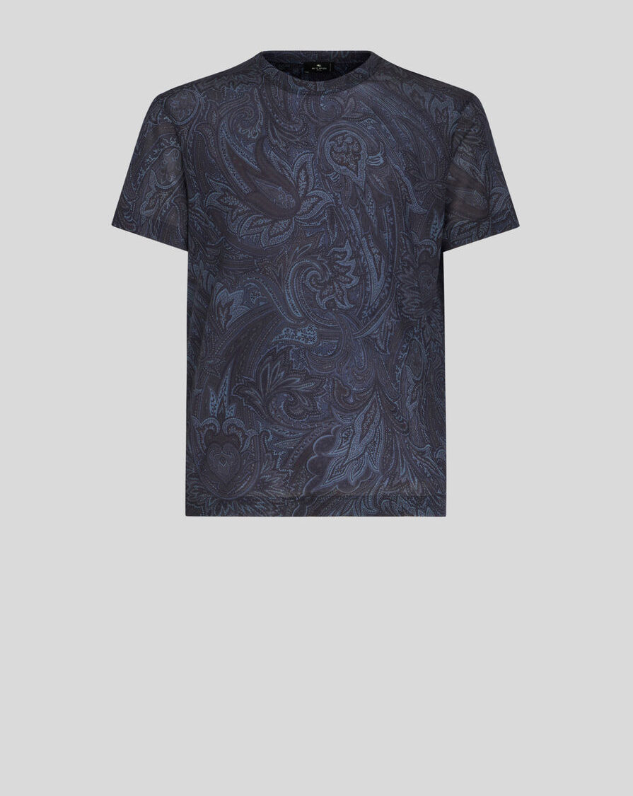 PAISLEY-PRINT T-SHIRT