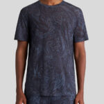 PAISLEY-PRINT T-SHIRT