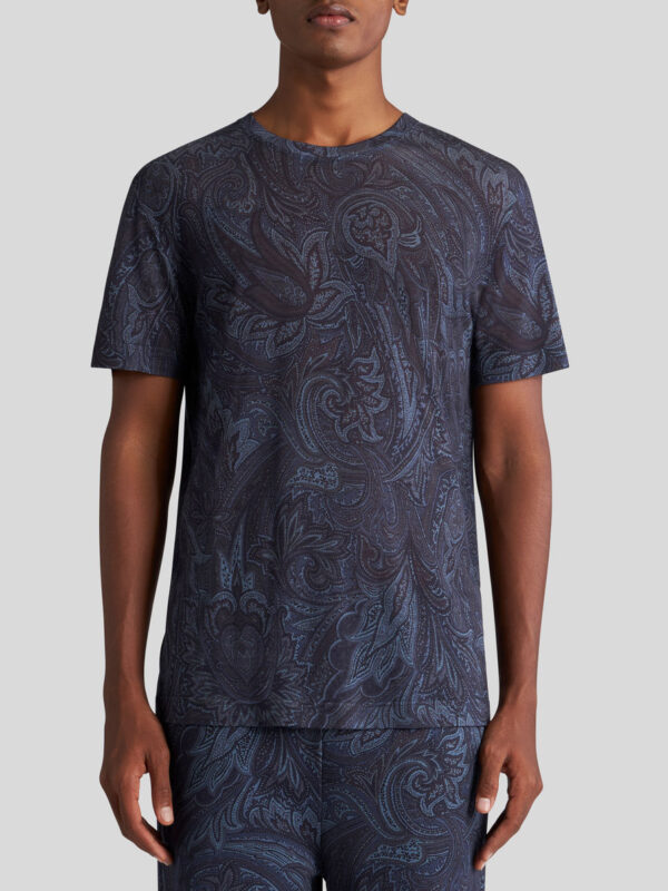 PAISLEY-PRINT T-SHIRT