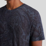 PAISLEY-PRINT T-SHIRT