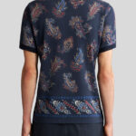PAISLEY COTTON POLO SHIRT