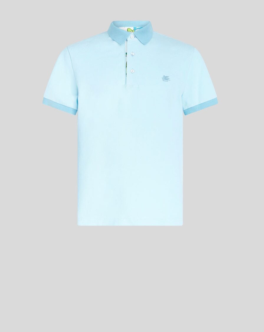 POLO SHIRT WITH EMBROIDERED PEGASO