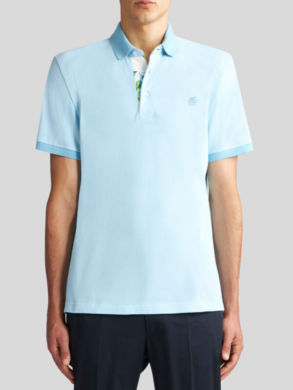 POLO SHIRT WITH EMBROIDERED PEGASO