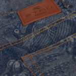 JACQUARD DENIM BERMUDA SHORTS