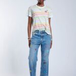 RAINBOW STRIPED TEE