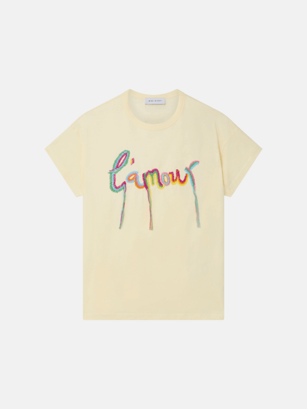 L'AMOUR EMBROIDERED TEE