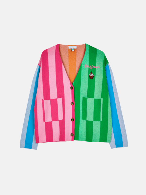 STRIPED CARDIGAN