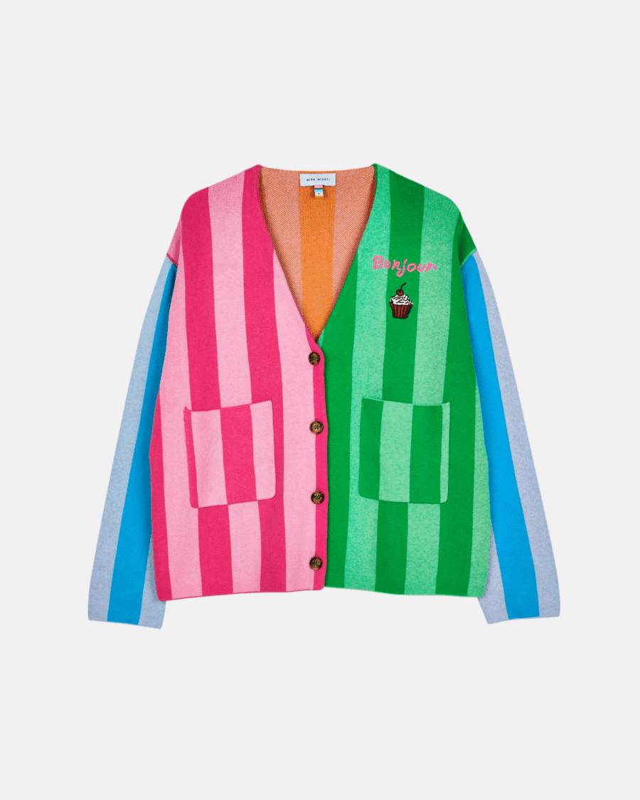 STRIPED CARDIGAN