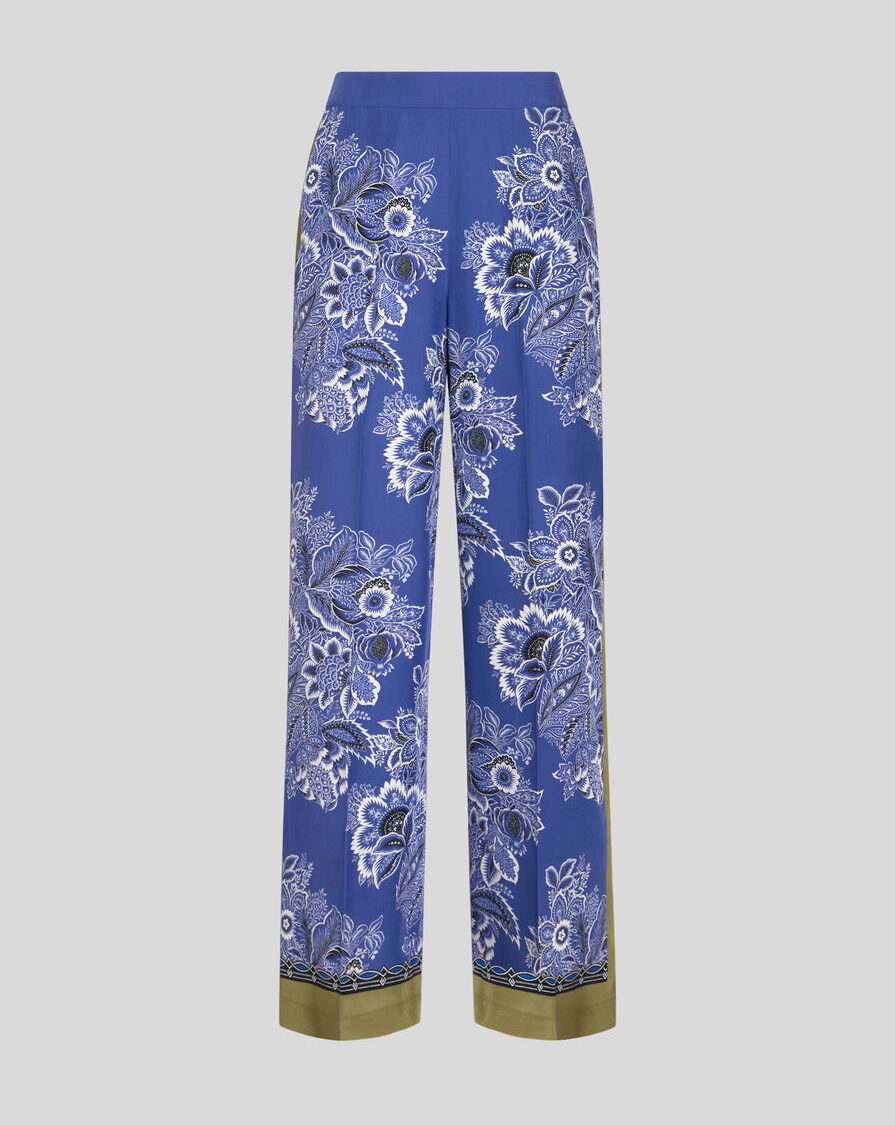 BANDANNA BOUQUET PALAZZO TROUSERS