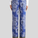 BANDANNA BOUQUET PALAZZO TROUSERS