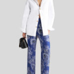 BANDANNA BOUQUET PALAZZO TROUSERS
