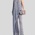 PRINTED JERSEY TROUSERS