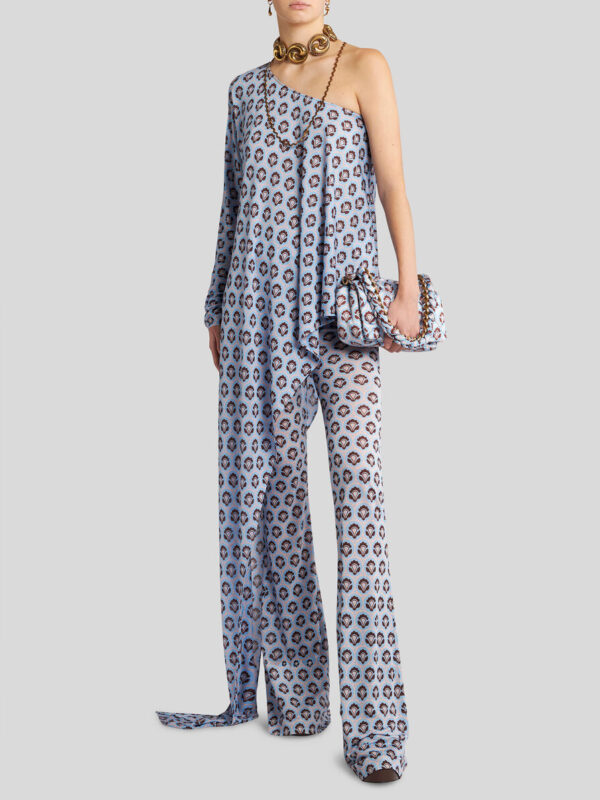 PRINTED JERSEY TROUSERS