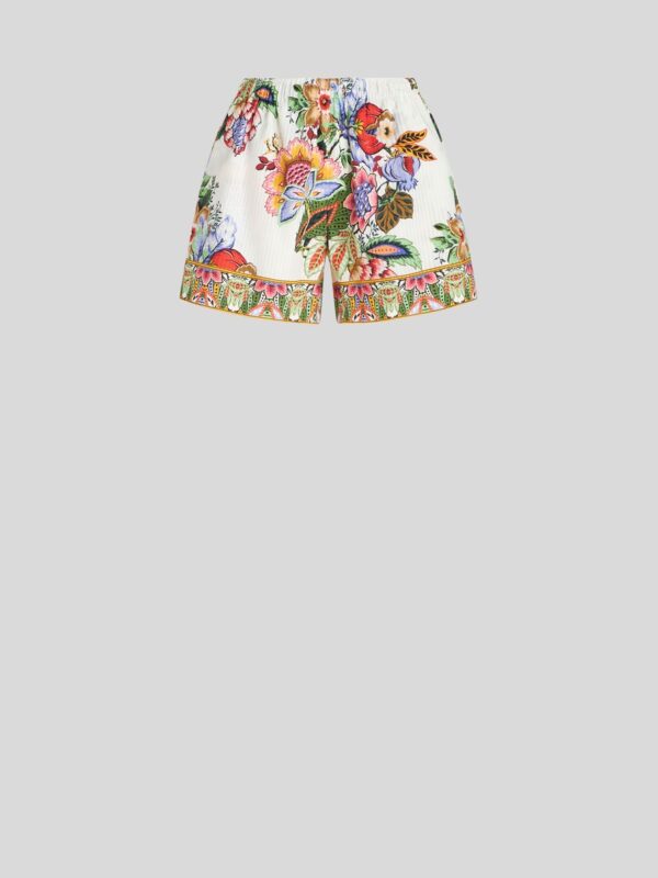 MULTICOLOURED BOUQUET SHORTS