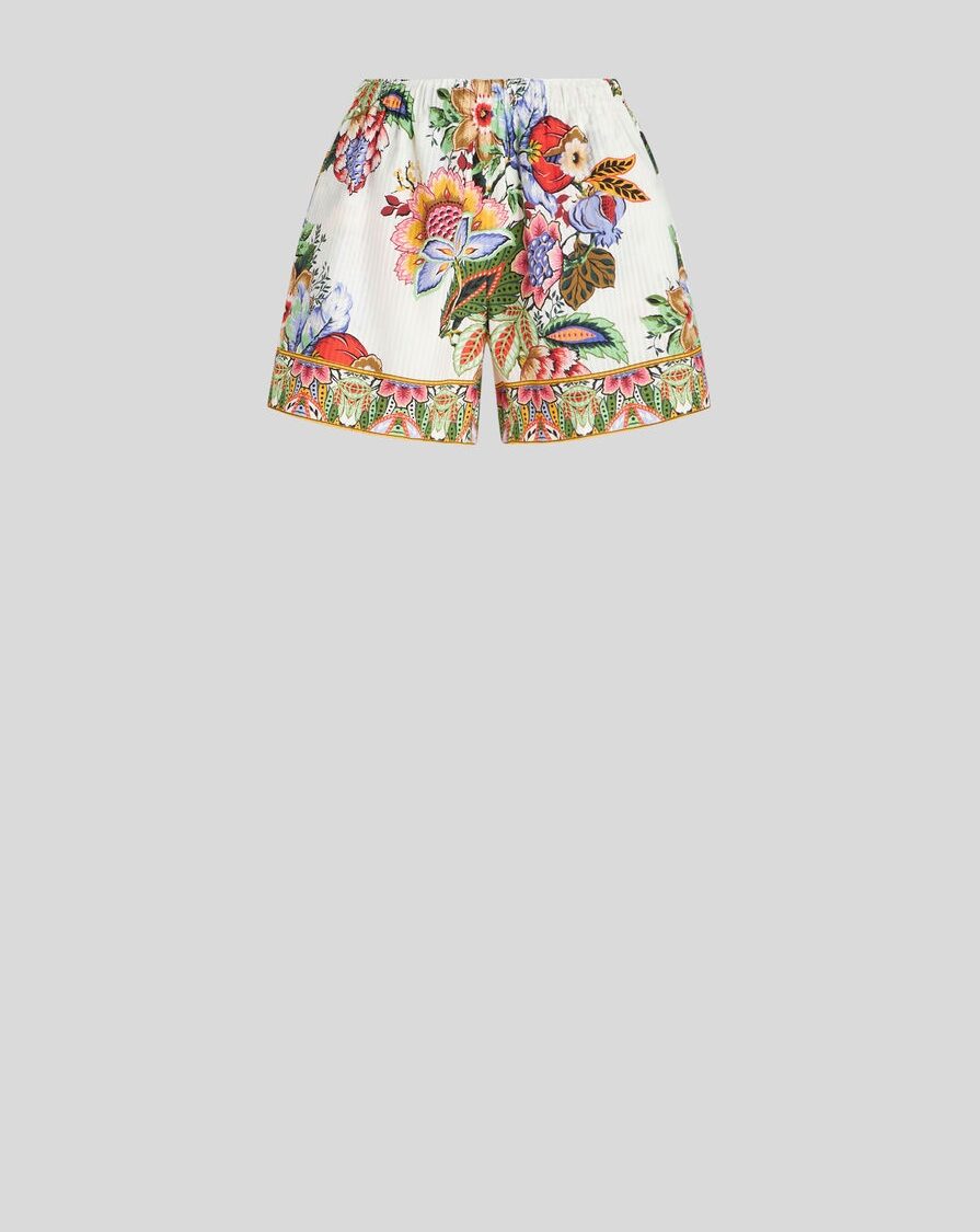 MULTICOLOURED BOUQUET SHORTS