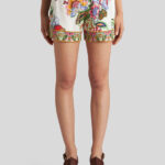 MULTICOLOURED BOUQUET SHORTS