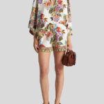 MULTICOLOURED BOUQUET SHORTS