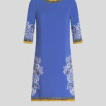 PRINTED CADY TUNIC DRESS