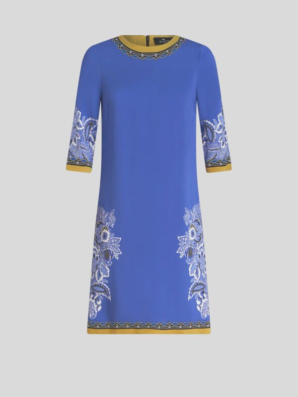PRINTED CADY TUNIC DRESS