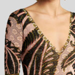 PRINTED TULLE DRESS