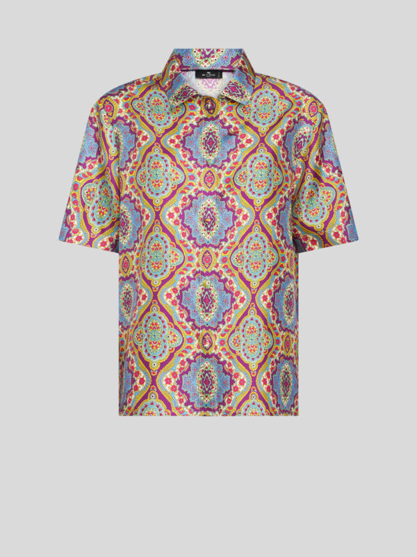 PRINTED SILK SHIRT