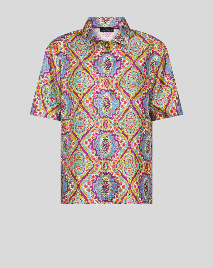 PRINTED SILK SHIRT