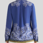BOUQUET CREPE DE CHINE SHIRT