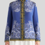 BOUQUET CREPE DE CHINE SHIRT