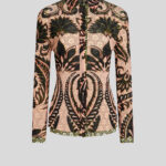 PRINTED TULLE SHIRT