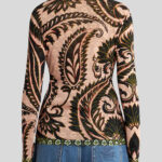 PRINTED TULLE SHIRT