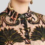 PRINTED TULLE SHIRT
