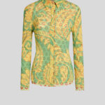 PRINTED TULLE SHIRT