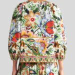 MULTICOLOURED BOUQUET BLOUSE