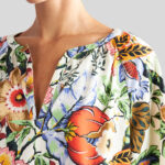 MULTICOLOURED BOUQUET BLOUSE