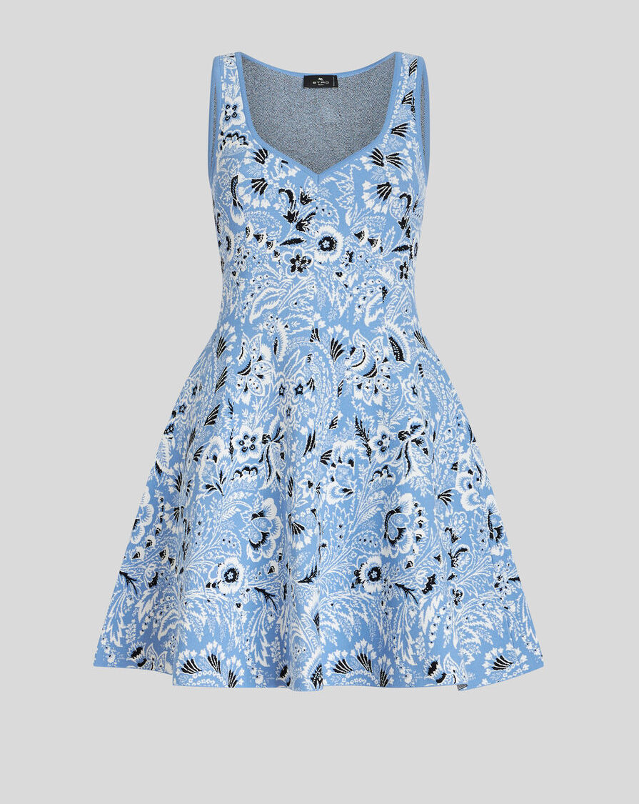 MINI KNIT JACQUARD DRESS