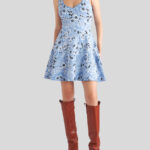 MINI KNIT JACQUARD DRESS