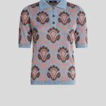 KNIT JACQUARD POLO SHIRT