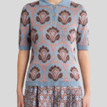 KNIT JACQUARD POLO SHIRT