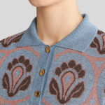 KNIT JACQUARD POLO SHIRT