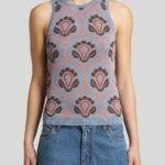 KNIT JACQUARD TOP
