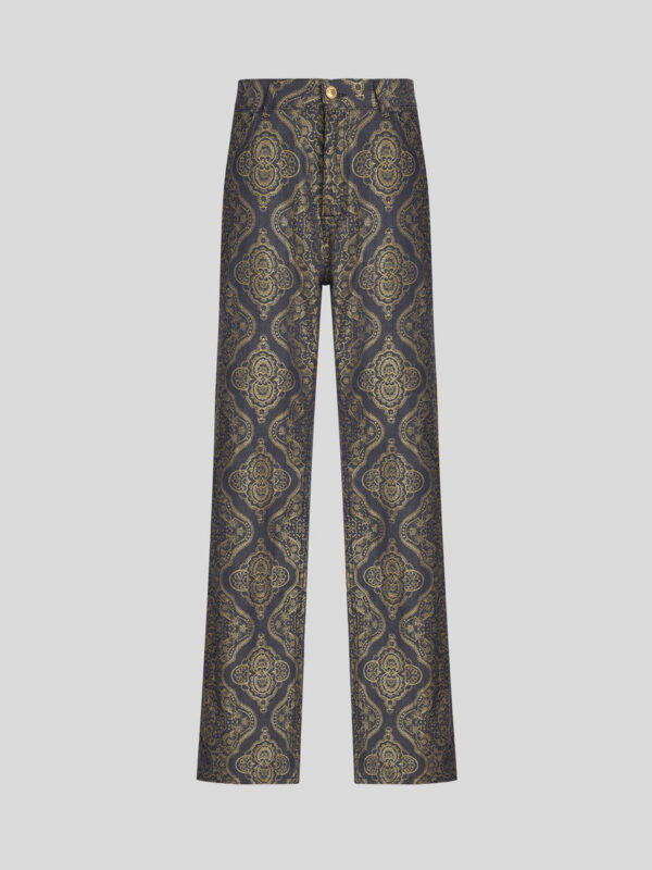 BAGGY JACQUARD JEANS