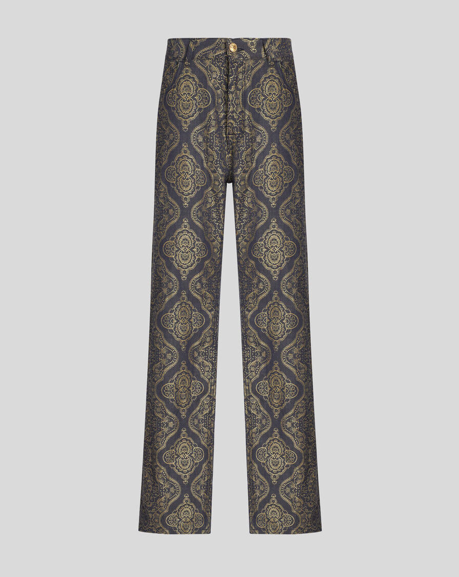 BAGGY JACQUARD JEANS