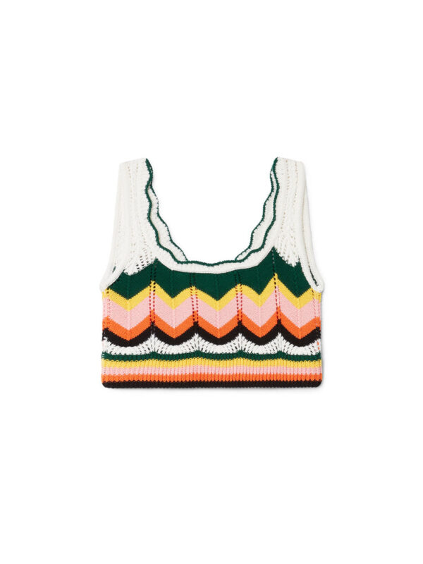 CHEVRON LACE BRA