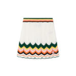 CHEVRON LACE SKIRT