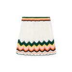 CHEVRON LACE SKIRT