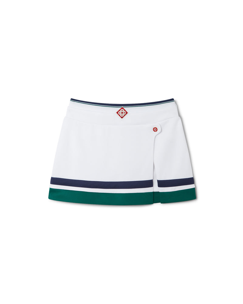 STRIPED TRACK SKORT
